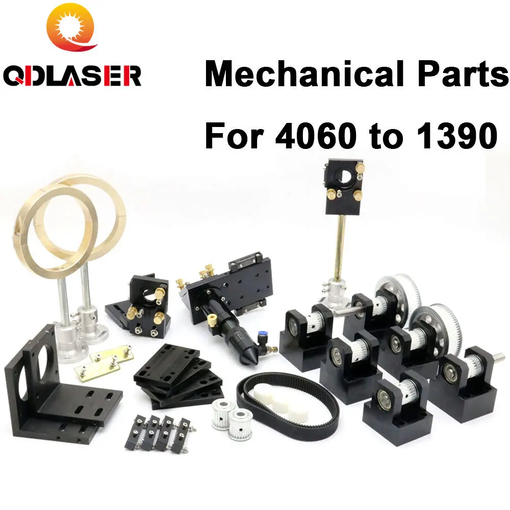 

QDLASER CO2 Laser Mechanical Components Metal Transmission Hardware Parts Laser Head Set Engraving Cutting Machine Equipment