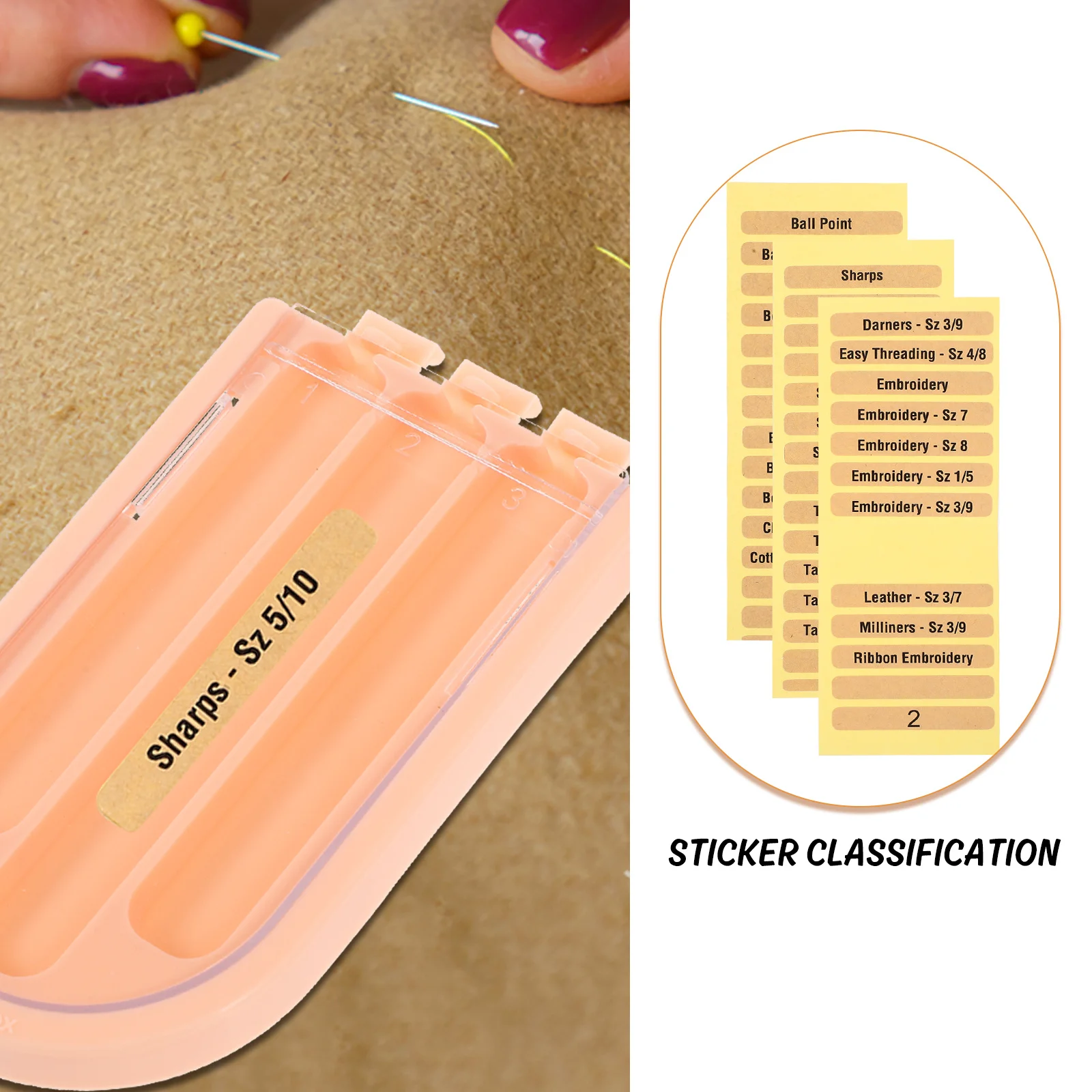 

4pcs Sewing Pin Storage Box With Lid Needle Case Organizer For Sewing Needles Pins Craft Tools Portable Plastic Holder