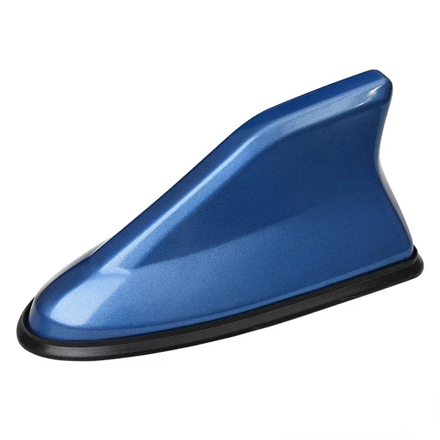 Universele Carbon Fiber Look Autodak Top Mount Haaienvin Antenne Antenne Toppers Autoradio AM FM Antenne Signaalversterker Antenne