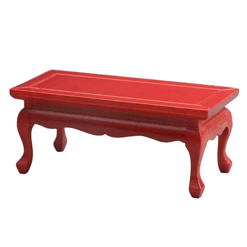 جذابة دمية صغيرة الأثاث دمية الجدول مجلس الوزراء حية تصميم الخشب دمية الأثاث جودة الأثاث 15UB