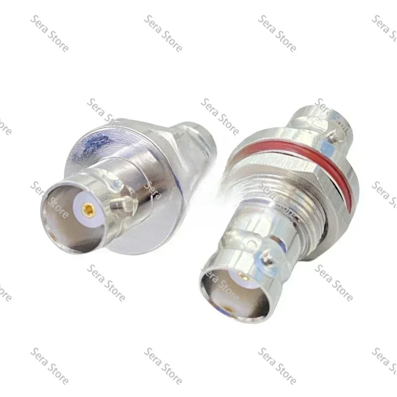 For BNC-KKY Female Hermtic Seal Flange High Vacuum Airtight Wall Coaxial Joint Female Converter Mother Belt Nut Gasket
