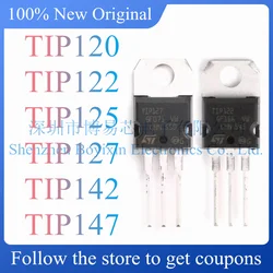 NEW TIP120 TIP122 TIP125 TIP127 TIP142 TIP147.Original genuine transistor Darlington tube.