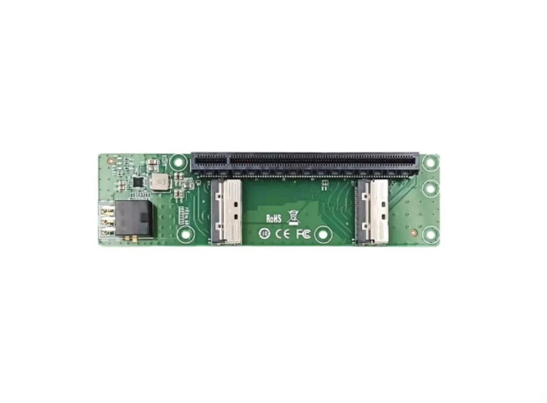 pcie-50-expansion-board-2-port-mcio-8i-to-pcie-ex16-slot-adapter-card