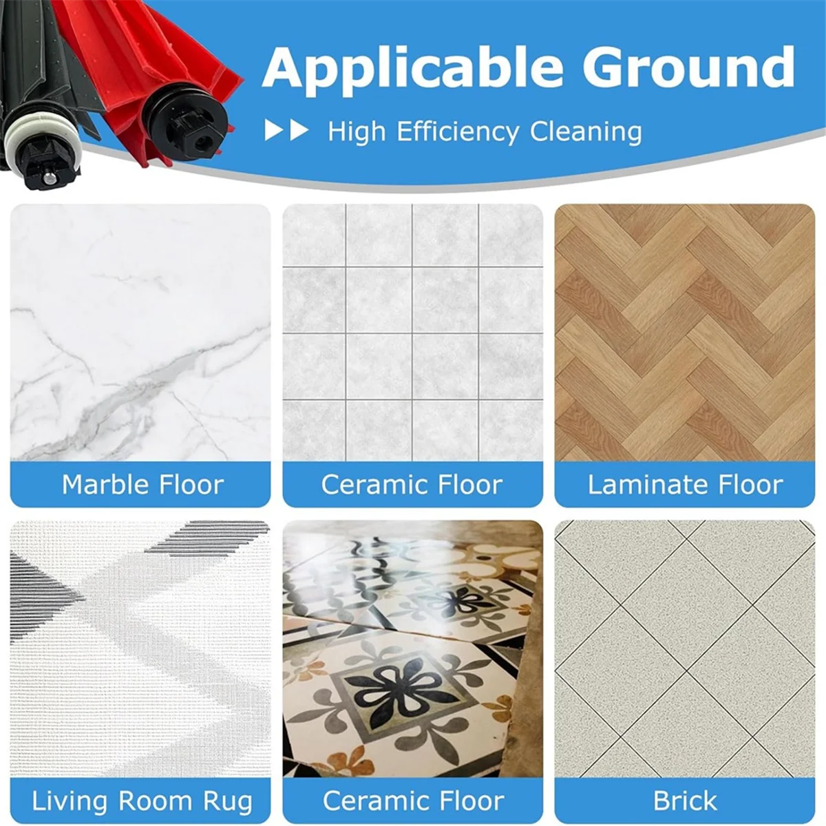 

НОВАЯ замена основной щетки для робота-пылесоса Roborock Q5 Max+, Q8 Max/Q8 Max+, Q5 Pro/Q5 Pro+, S8, S8+, S8 Pro Ultra