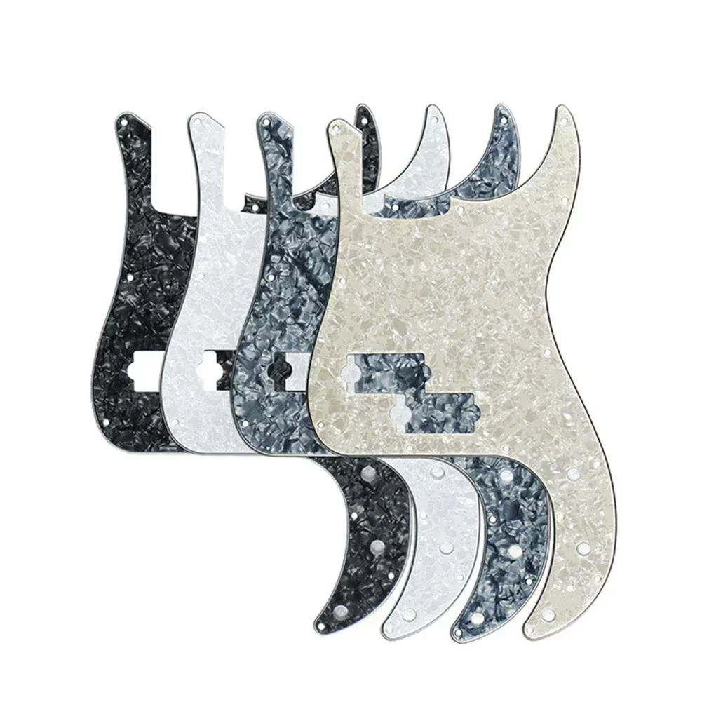 3Ply 13Holes 4 Strings Bass Pickguard Scratch Plate No Truss Rod Hole For P Bass Parts Replacement Bass Pickguard