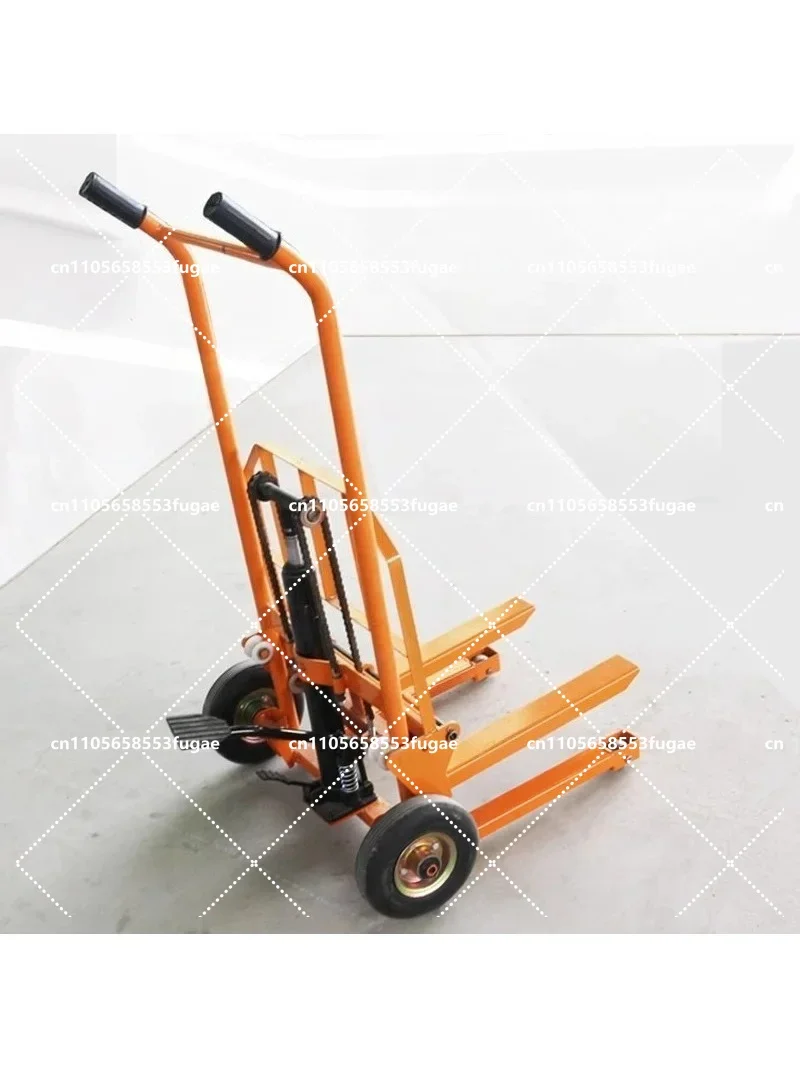 Compact Hydraulic Forklift Unloader Mini Electric Manual Stacker for Household And Industrial Lift Equipment