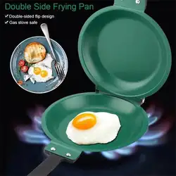 Double Sided Pancake Pan Frying Pot Non-stick Cookware for Kitchen Omelet Steak Ham Pans Kitchen Stove Utensils Cooking Pot