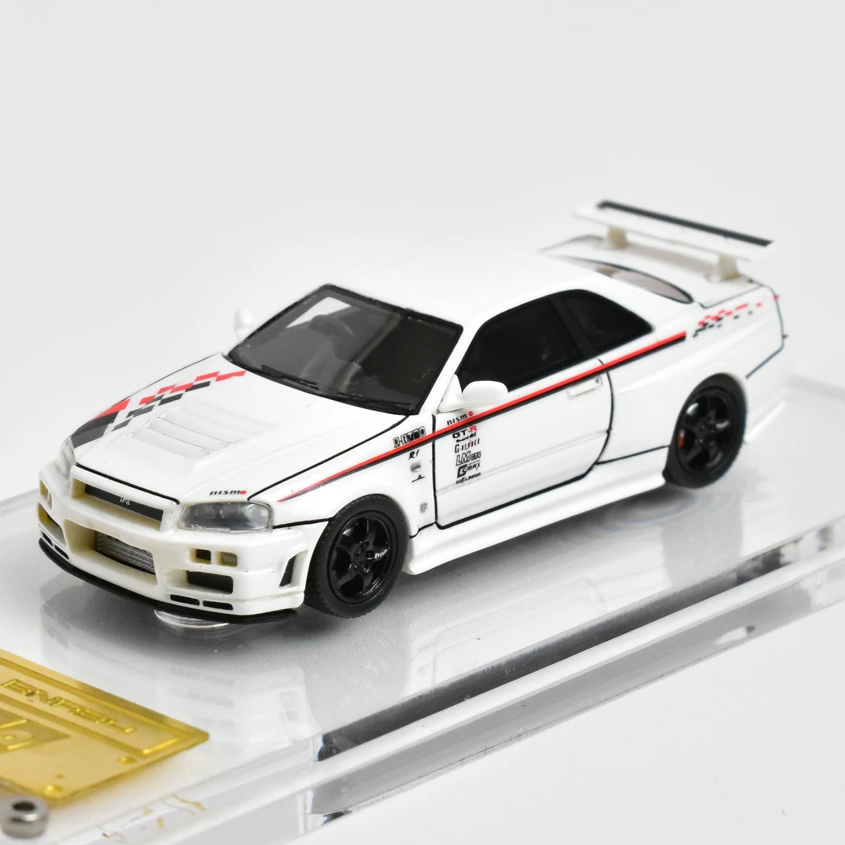 IG 1:64 GTR R34 Z-TUNE JDM Литая под давлением модель автомобиля из смолы