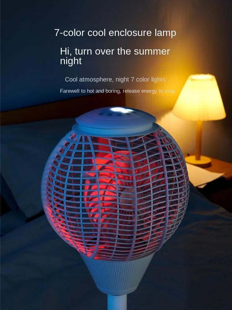 التحكم عن بعد سطح المكتب المزدوج الغرض مروحة دوران الهواء النحاس النقي المحرك مروحة كهربائية صامتة ثلاثية الأبعاد مراوح الكلمة توقيت