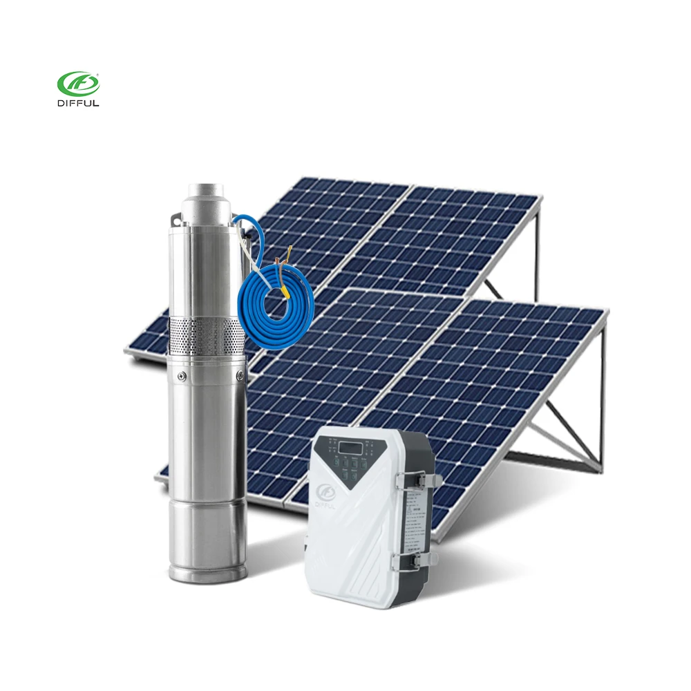 DIFFUL Screw Solar Pump 12v Solar Screw Water Pump For Agriculture Farm Irrigation