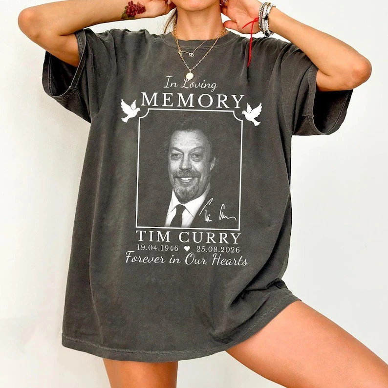 Tim Kerry commemorative T-shirt, actor pays tribute to horror movie fan gift Halloween fan T-shirt vintage clothes