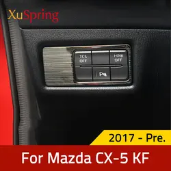 Pour Mazda CX-5 CX5 2017-2020 2021 2022 2023 2024 Voiture Head Lamp Light Switch sauna lumière bouton de réglage panneau de commande garniture style