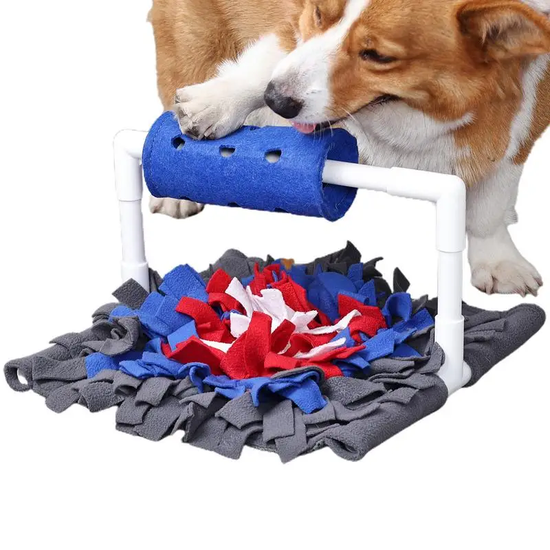 Dog Snuffle Mat Dog Digging Toy Rotating Dog Sniffing Mat Dog Games Dog Puzzles Dog Feeding Mat For Home Feeding Play