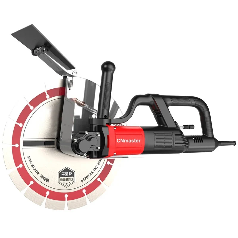 Brushless 6000W 16cm Depth Industrial Grade Concrete Wall Cut Slotting Machine