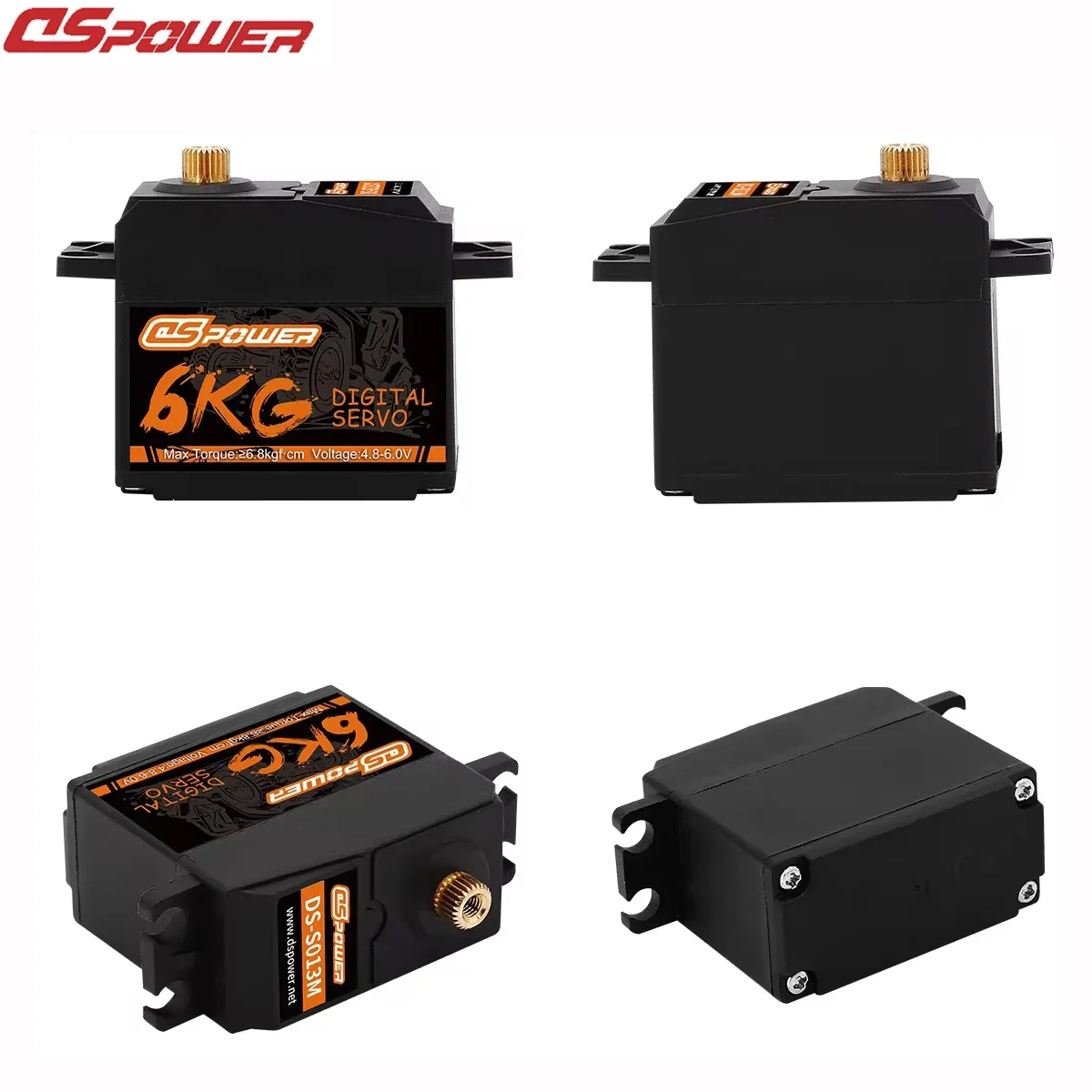 1/5/10/20 SZT. DSpower 6KG Serwo RC z Plastikowymi/Metalowymi Przekładniami Cyfrowe Serwo Silnik do Samochodów RC 1/10 1/12, Samolotów, Robotów, Helikopterów, Łodzi