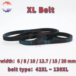 XL Timing Belt 42XL to 130XL Belt Width 6mm 8mm 10mm 12.7mm 15mm 20mm XL Rubber Belt XL Synchronous Belt Closed Loop Belts XL