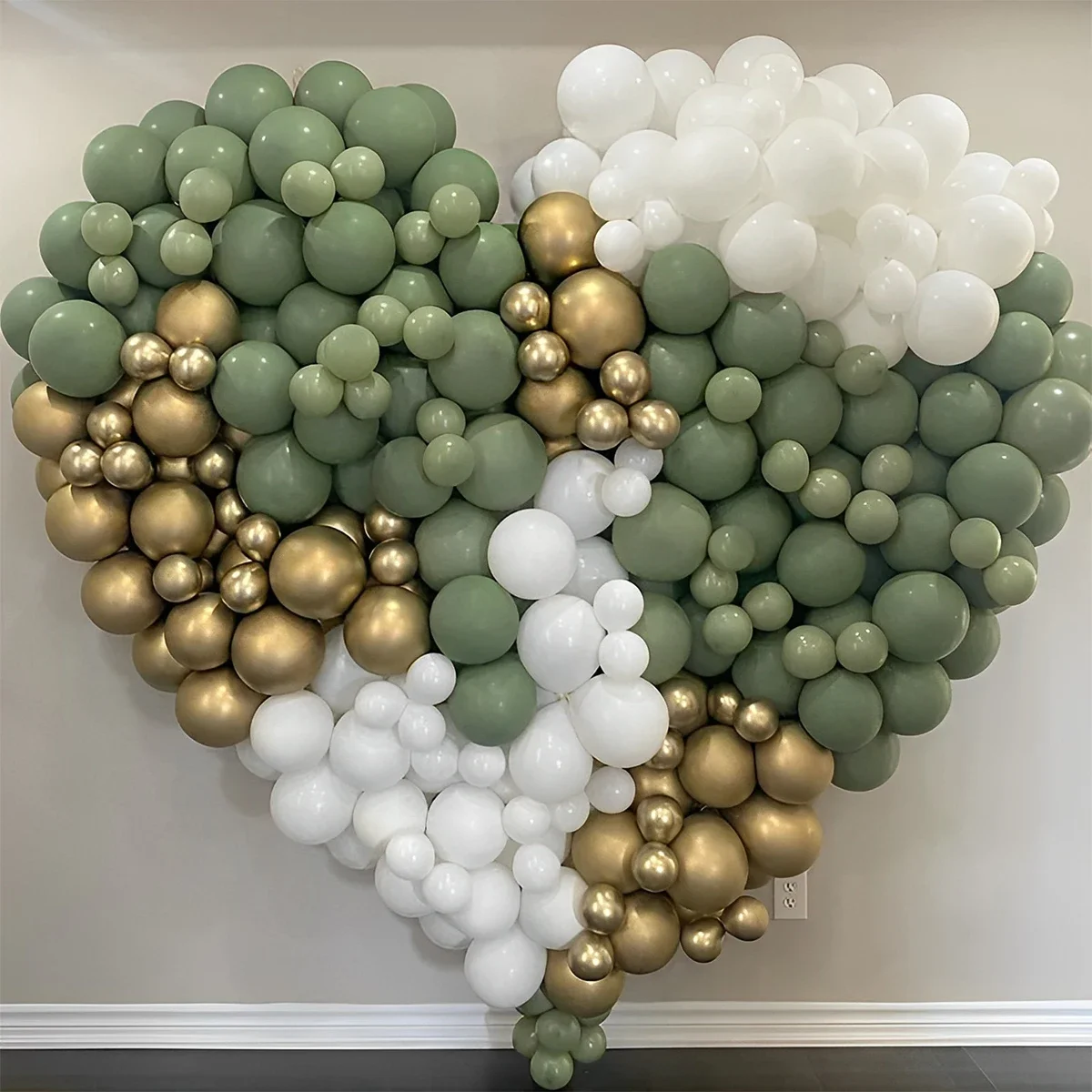 230Pcs Golden White… - image