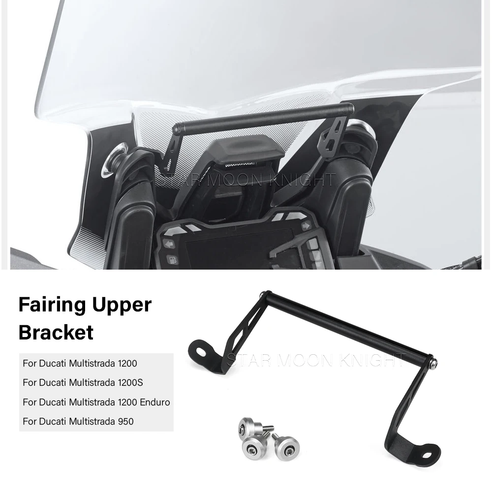 

GPS Fairing Upper Mount For Ducati Multistrada 950 Multistrada 1200S Multistrada 1200 Enduro Accessories Navigation Bracket