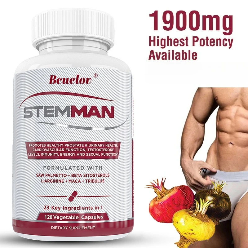 Prostate - Saw Palmetto Supplement for Men's Prostate Health, Urinary Tract Health, Frequent Urination - 120 Capsules - Image 4