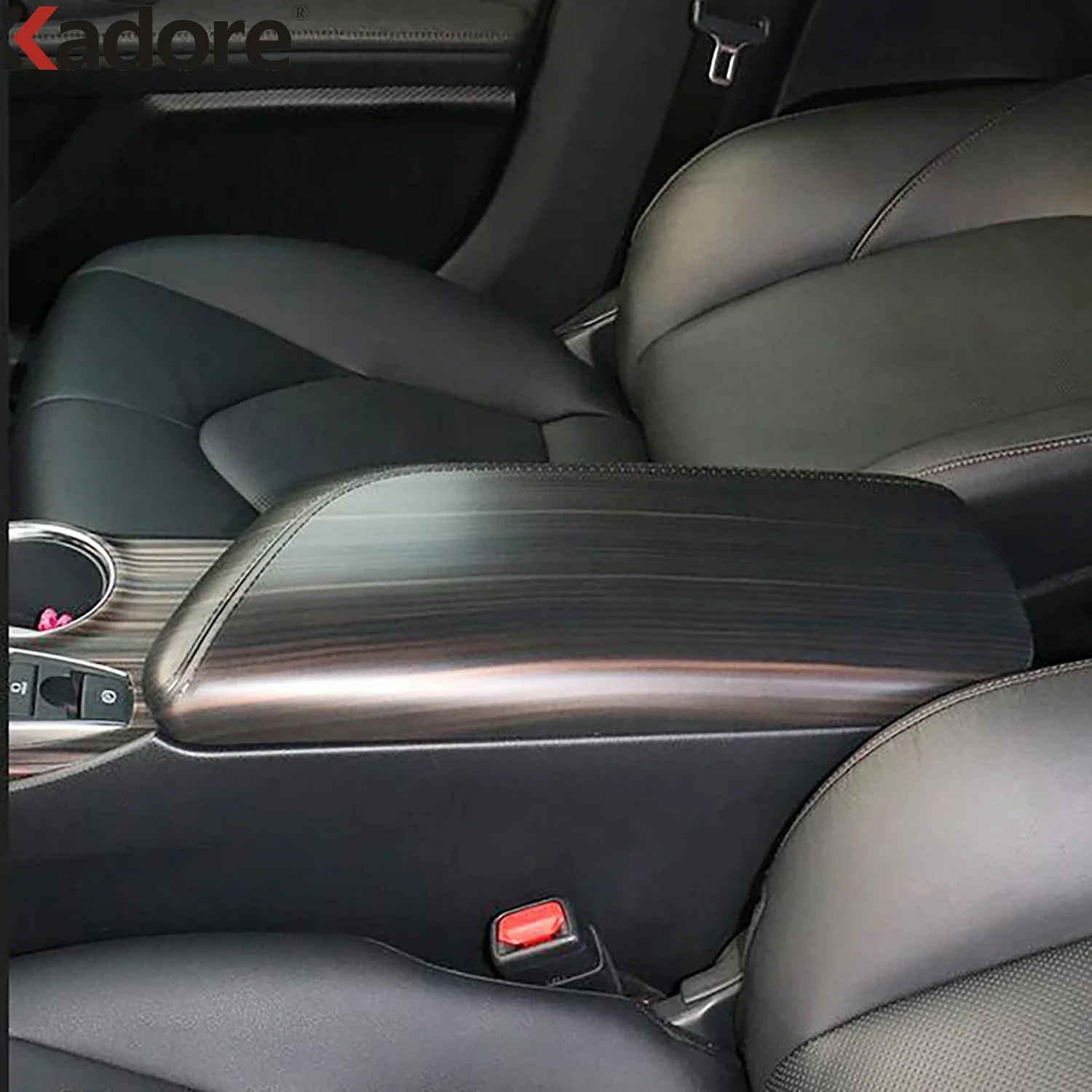 For Toyota Camry 70 2018 2019 2020 2021 2022 2023 Carbon Car Console Armrest Box Panel Cover Trim Interior Molding Accessories