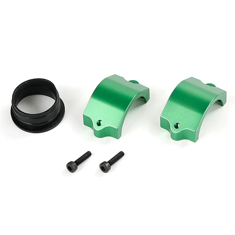 CNC Metalen Resonantie Buisklem Kit voor 1/5 Hpi Rofun Baha Rovan King Motor Baja 5B 5T Rc Auto Racing speelgoed Onderdelen,Groen