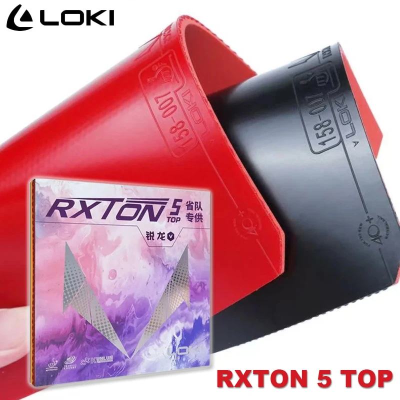 

LOKI RXTON 5 TOP Table Tennis Rubber Sheet with 2.1mm Sponge ITTF Approved Pips-in Non-sticky Ping Pong Rubber Arc Fast Attack