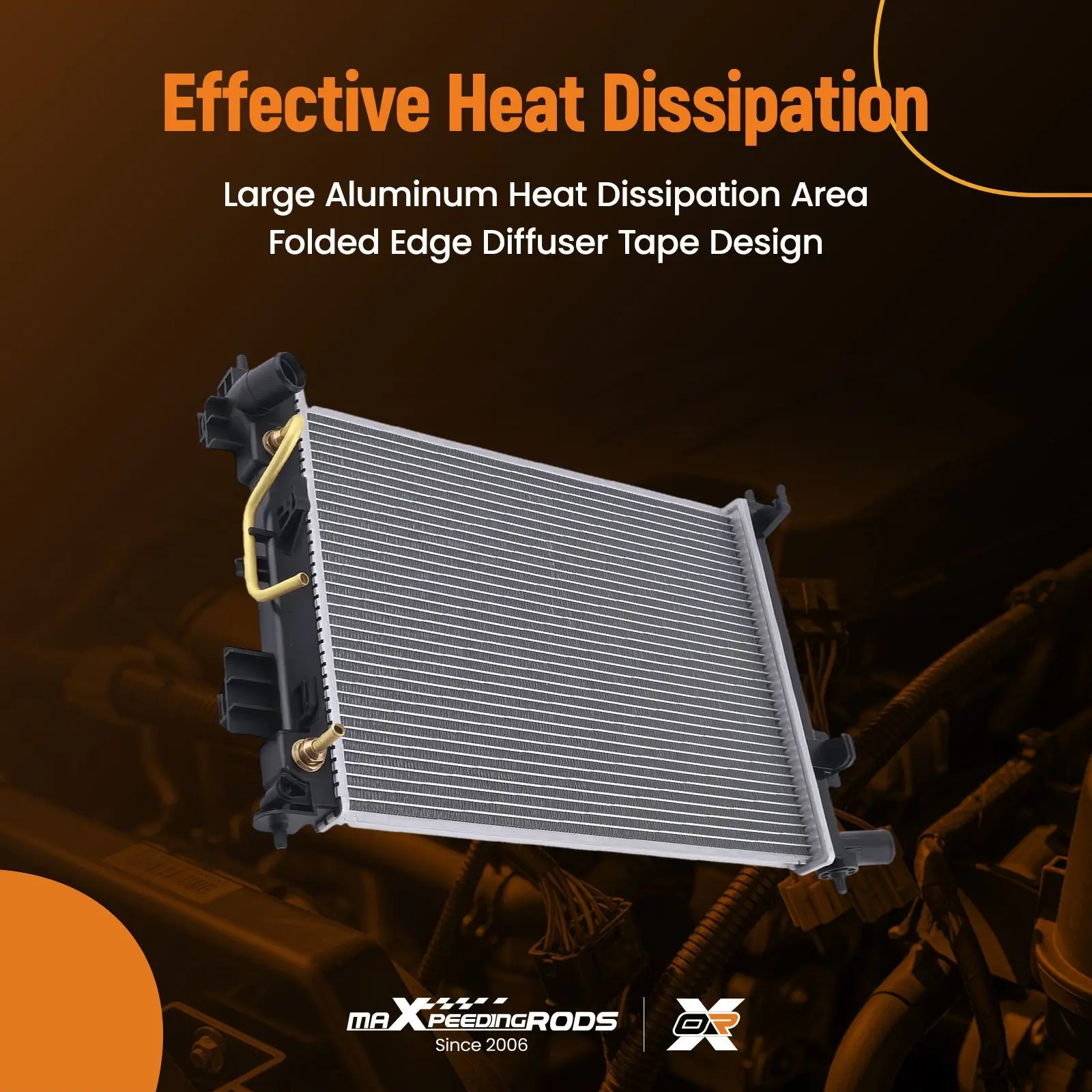 

Радиатор охлаждения для Hyundai Accent Sedan/Hatchback 2018-2021, 25310H9050