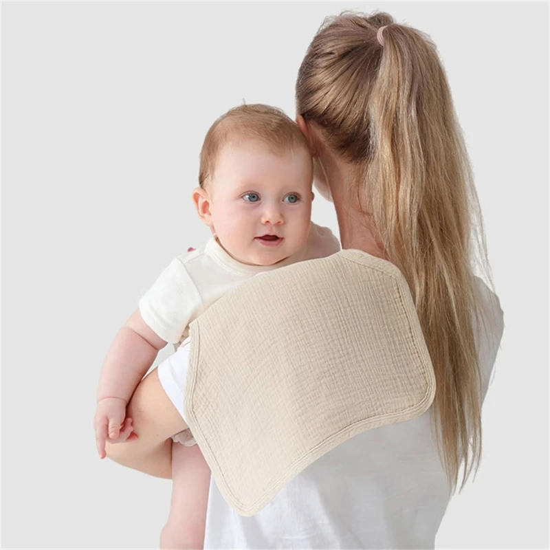 Cotton Gauze Baby Burp Cloth Soft Absorbent Baby Bibs Newborn Drooling Bib Saliva Towel Boys Girls Feeding Nursing Bib