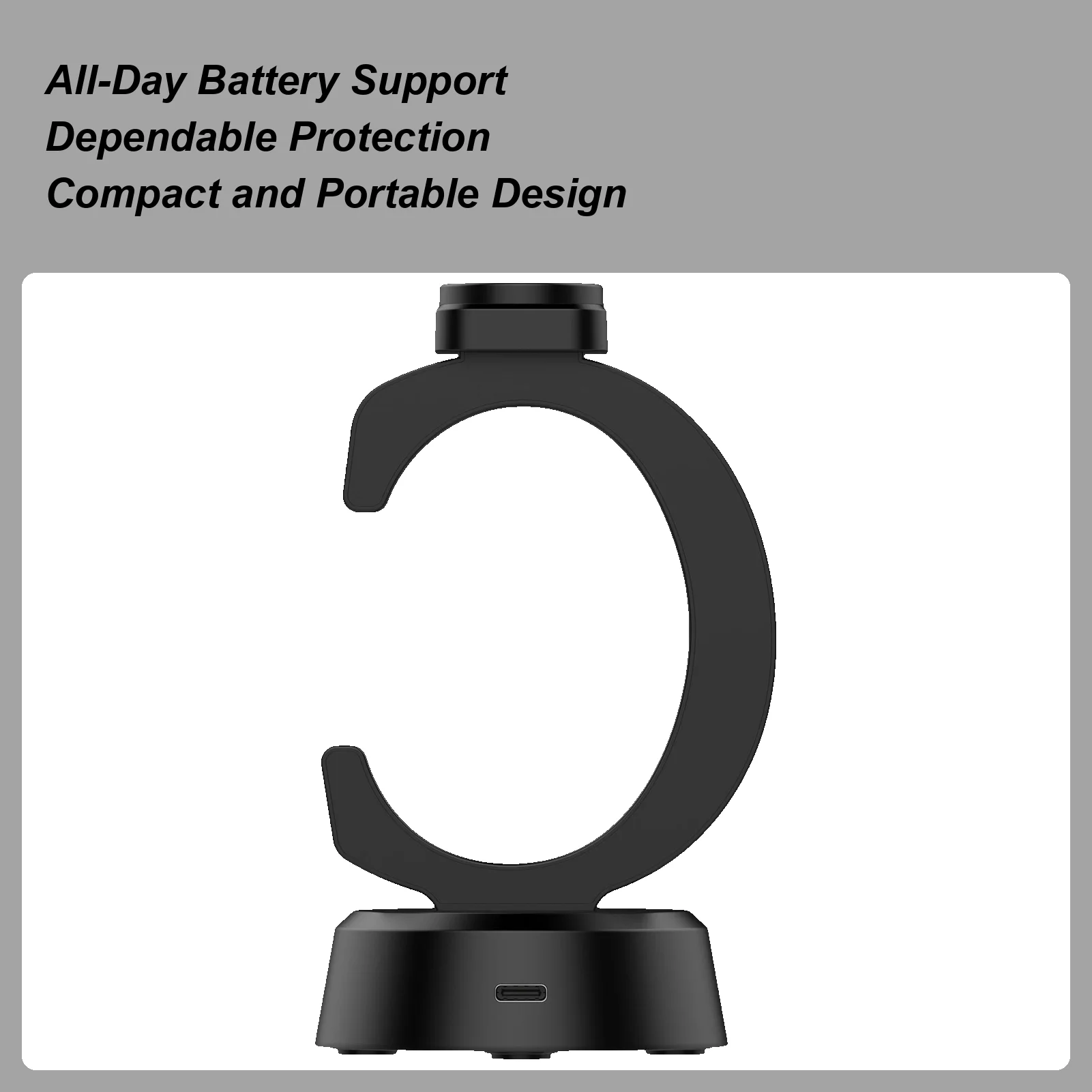 

Подставка для зарядного устройства для часов Магнитная подставка для беспроводной зарядки Беспроводная магнитная док-станция База для автомобиля Ночная прикроватная сигнализация Путешествия