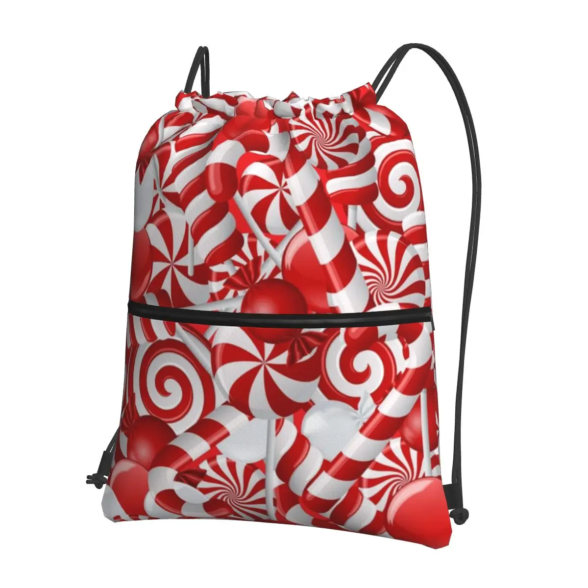 

Рюкзаки с мятыми конфетами, повседневные портативные рюкзаки на шнурке, карманная сумка для хранения, сумки для книг для мужчин и женщин, студентов