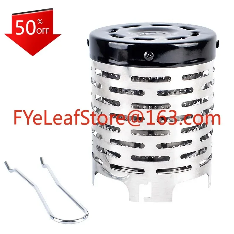 Outdoor Cassette Furnace Camping Equipment Portable Stainless Steel Heating Hood