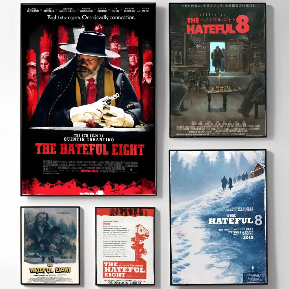Classic The H-hateful Eight-t Poster High-definition Art Sticker Self Adhesive Waterproof Home Decoration