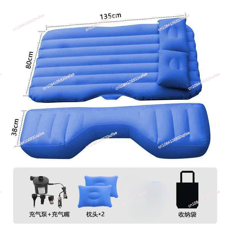 Car Travel Inflatable Mattress Kit, Air Mattress, Rear Seat Accessories, Car Sleeping Pad, Car Camping Supplies