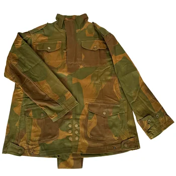 WWII WW2 UK Paraquedista, Smock Denison Version, Casaco Retro Early Stage, Camuflagem WW2, Camisa de proteção, 1944