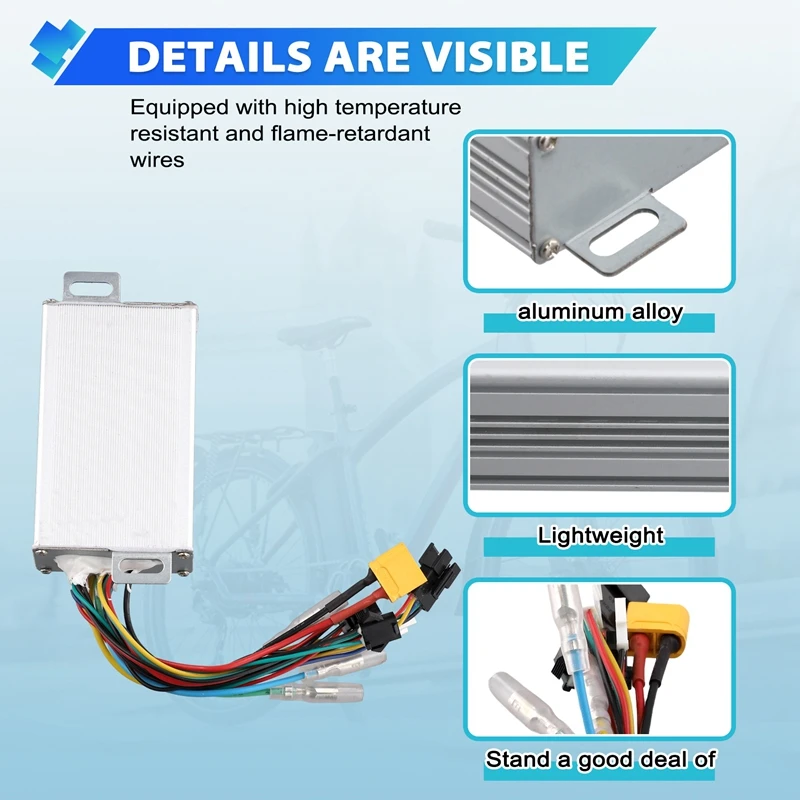 350W 36V Electric Scooter E9T Controller Aluminum Alloy Electric Bike Motor Controller Electric Controller