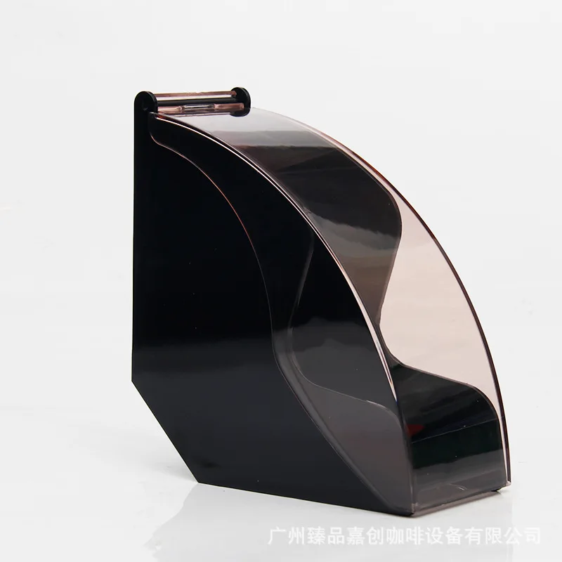 Clear Dustproof Filter Paper Box, Countertop Coffee Organizer for Papers & Drip Accessories