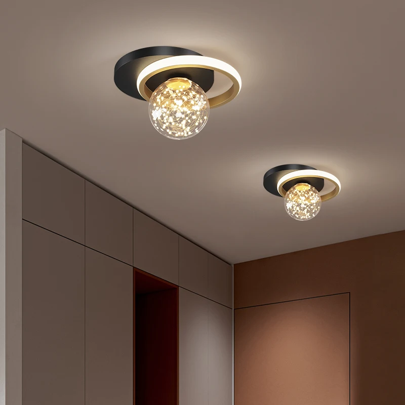 LED Nordic Ceiling Lamps Indoor Lighting Home Lamp For Living Room Dining Table Bedroom Decoration Corridor Ceiling Light