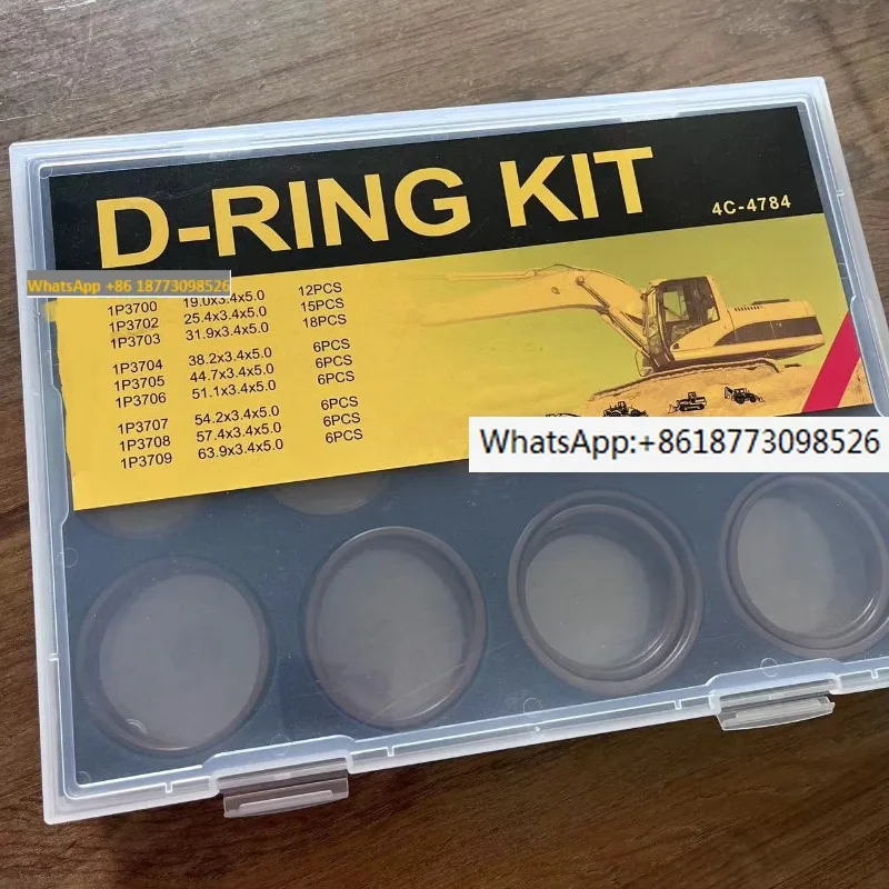 

Hot Sale Carter Excavator Parts Oil Seal D-Ring 1P3700 1P3702 1P3703 1P3704 1P3705 1P3706 4C-4784 4C4784 Kit High quality seal