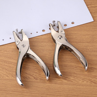 3/6mm Hole Puncher Portable Single Hole Punch Paper Material Scrapbooking Handheld Metal Craft Office Binding Supplies