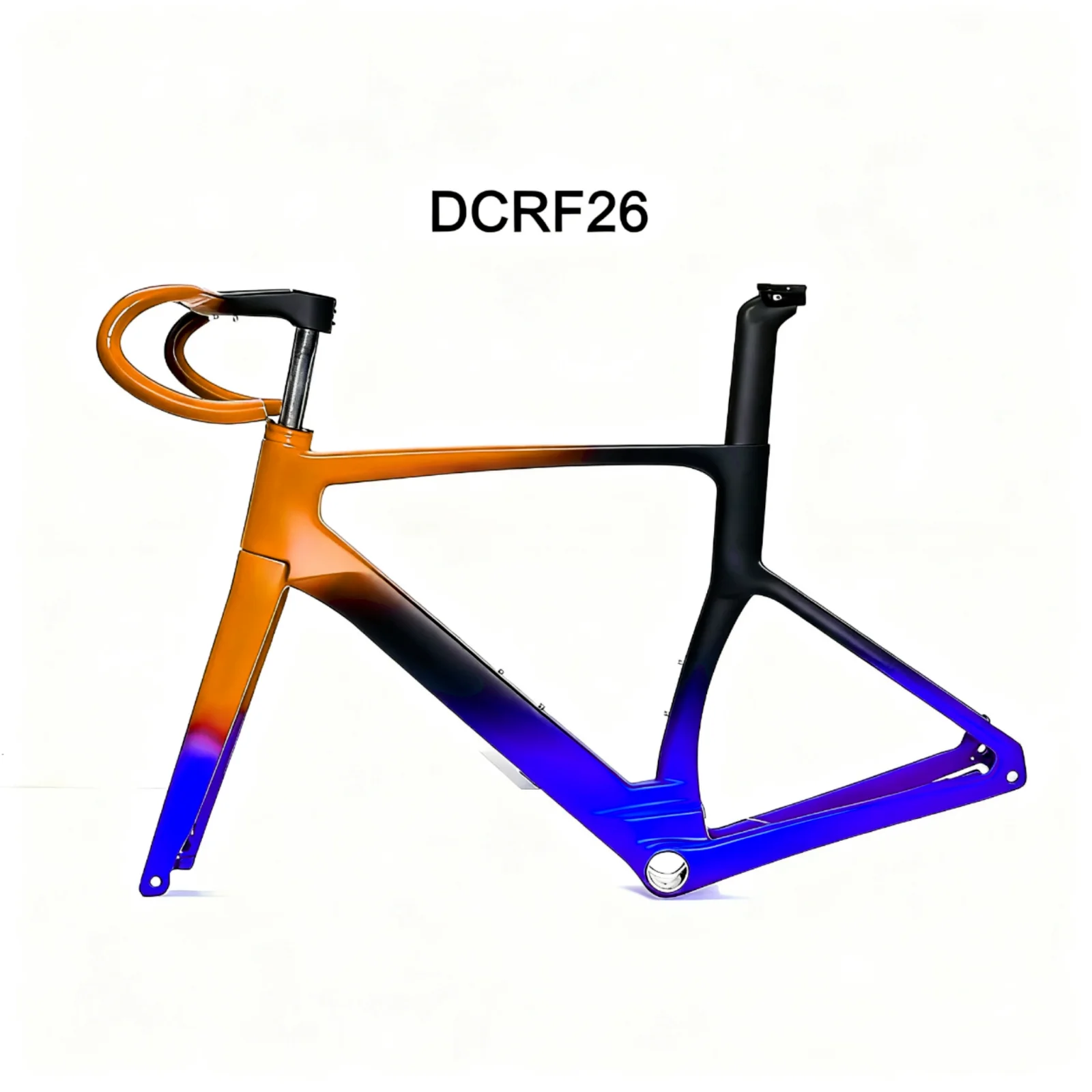 2026 Carbon Road Bicycle Frame Full Hidden Cable Line Disc Brake Handlebar T47 Bottom Bracket Racing Bicycle Frame