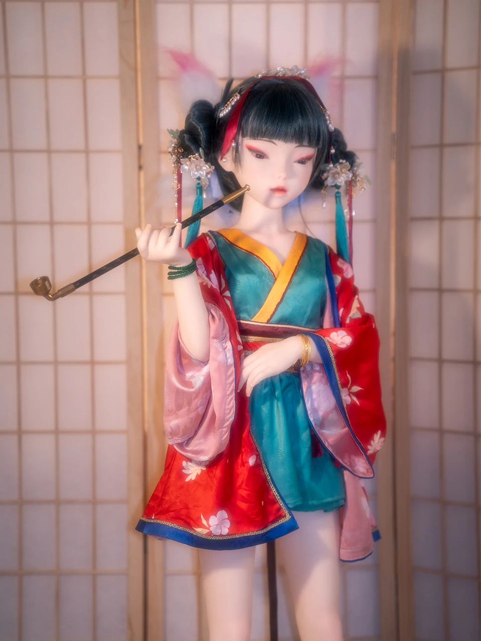 

GUAVA's new 115 cm silicone doll features a fully silicone life-sized, movable eyes with hand-painted custom makeup