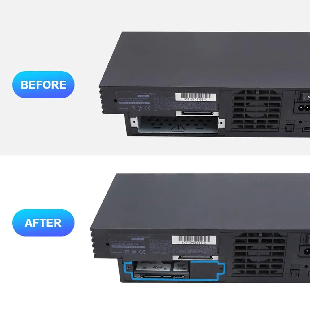 1/2/3 قطعة 2.5IN قوس القرص الصلب ل PS2 SATA محول الشبكة ثلاثية الأبعاد مطبوعة حامل حامل HDD قوس SSD حامل ل PS2 الدهون لعبة Co
