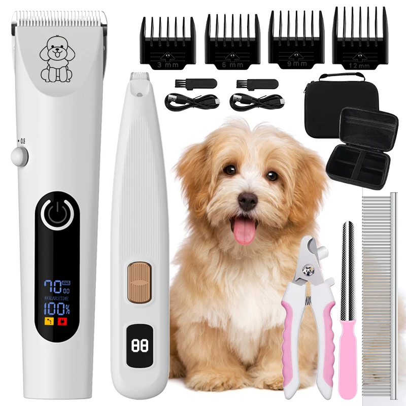 

Красота животныхПрофессиональная электрическая машинка для стрижки домашних животных Бритва для собак для плюшевых кошек Специальная профессиональная машинка для стрижки волос для