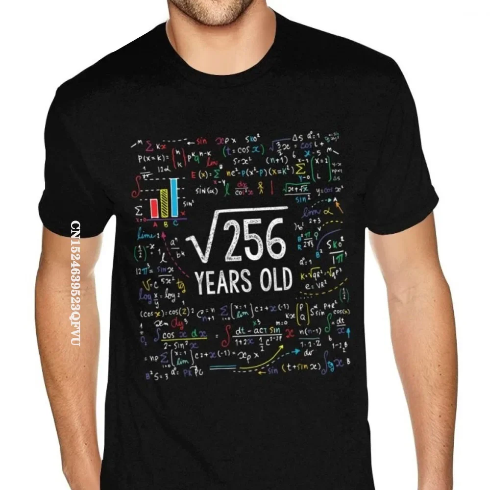 

Cheap 16Th Birthday 16 Year Old Gifts Math Mens Tshirt For Men Cheap England Style Tshirts Men Pure Cotton HipHop Print Shirt