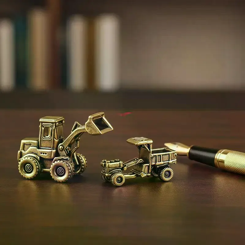 Figure Home Decor Engineering Vehicle Mini Ornament Excavator Truck Micro Landscape Desktop Decoration