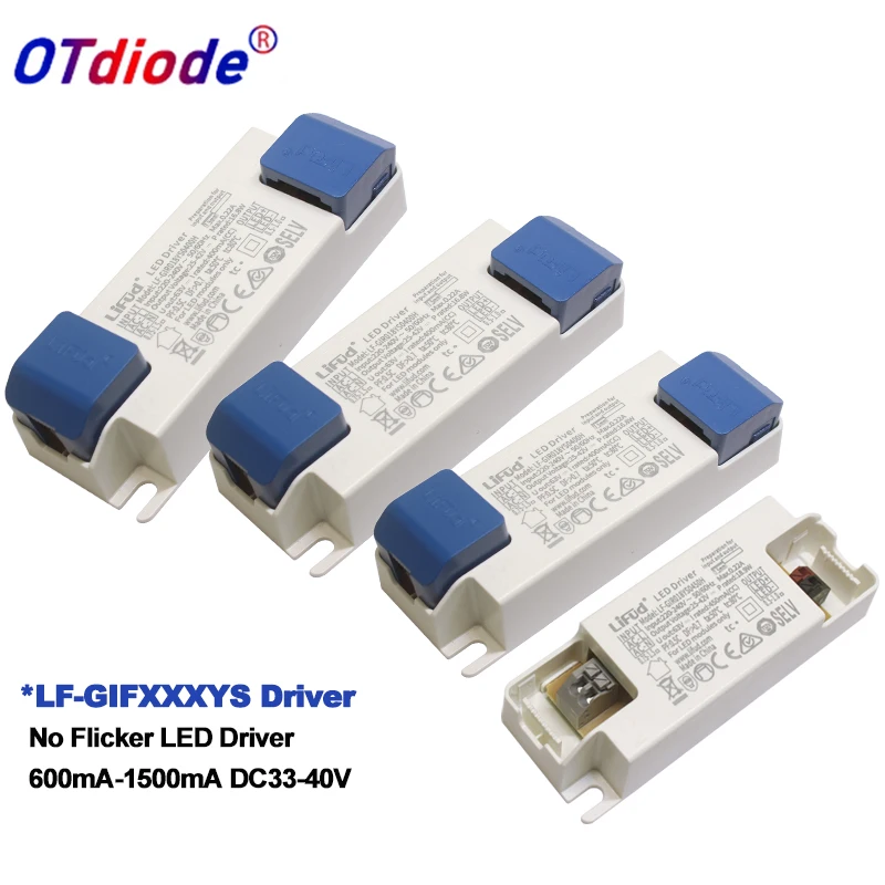 

No Flicker LiFud LED Driver LF-GIRxxxYS Series600mA 700mA 900mA 1000mA 1200mA 1300mA 1500mA Panel Light Power Supply Transformer