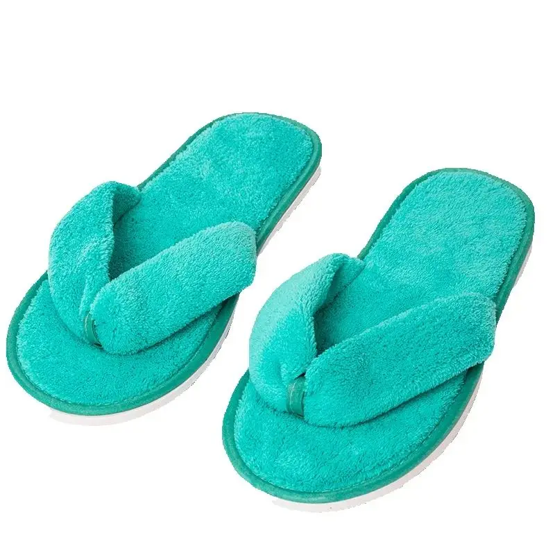 

Winter Slippers Men Women Hotel Disposable Slides Home Travel Sandals Footwear Sandals Hospitality Guest Slippers Flat Flip-flop