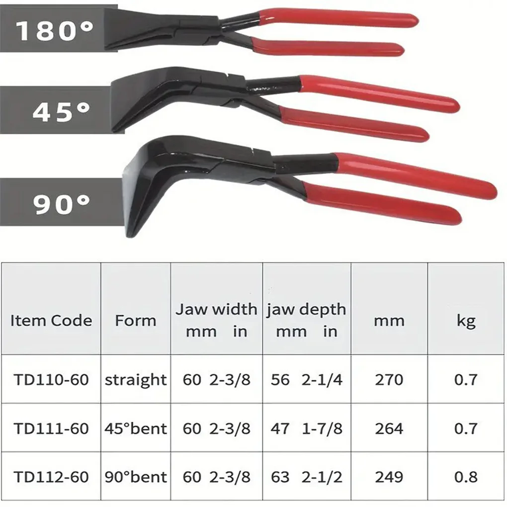 Folding Pliers Sheet Metal Bending Pliers Roofing Tool For Bending And Smoothing Sheet Metal Width