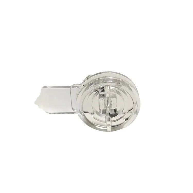 50PCS/Lot Crystal Buckle Hasp Acrylic Hinge Lock Clear Transparent Acrylic Hinge Drawer Door Lock CatchL47x30mm
