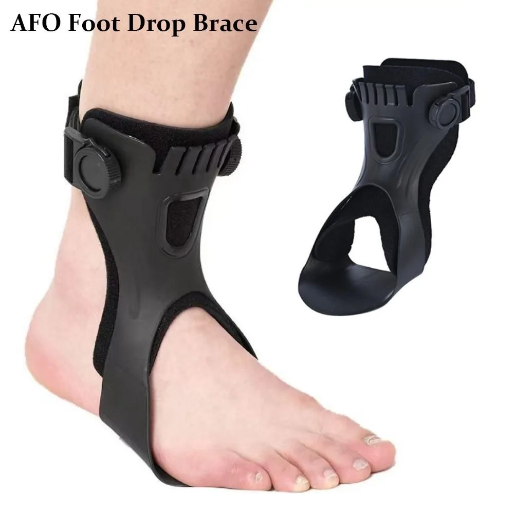 Lightweight AFO Foot Drop Brace Varus Foot Correction Adjustable Buckle Ankle Brace Support Improve Gait Comfortable
